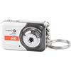 Yunseity Fotocamera Minuscola, Mini Fotocamera Portachiavi con Pollice, Videocamera con Videocamera Mini DV DVR, Rilevamento del Movimento di Supporto (Grigio argento)