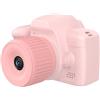 Aumotop Fotocamera Digitale per Bambini 1080P, Doppia Lente, Gioco, Musica, Scheda TF da 32 GB, di Natale per Ragazze e Ragazzi, Tracolla con Schermo da 2,4 Pollici, Beige/rosa (Rosa)
