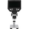 BINGNU Obiettivo zoom, obiettivo varifocale, Microscopio elettronico USB 1-1000X Videomicroscopi for saldatura digitale 4.3 LCD HD Fotocamera con ingrandimento 8 LED Lente d'ingrandimento con supporto in me