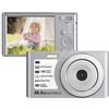 BAFEIYA Registratore per videocamera Vlogging con videocamera Fotocamere digitali compatte Vintage retrò for fotografia 48MP 4K Vlog videocamera con messa a fuoco automatica videoregistratore portatile(128G S