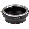 Generic Adattatore EF/EF-S a Micro 4/3 (M4/3) in Metallo, Anello Manuale per Fotocamere MFT