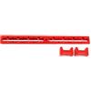 Generico Dovetail Guide, Compatibile con Celestron C11 C11HD Star Seeking Metal Guide C925 925HD Telescopio Piastra a coda di rondine(C925-C925HD RED)
