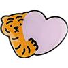 lamphle Supporto per telefono decorativo flessibile leggero cartone animato tigre acrilico airbag epossidico telescopico telefono clip supporto per scattare foto F 1 pz