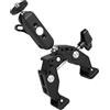 Yjcnelcr Multiuso Camera Magics Staffa Braccio Freddo Shoe Adapter Two Ball Joint Design 1/4 Filettatura a vite Per Fotografia Attrezzature di Illuminazione In Lega di Alluminio Super Morsetto Con Due Testa A