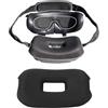 Tuvzylory Set di 3 accessori in schiuma per occhiali DJI Avata 2, copertura protettiva per lenti, cuscino per fronte, cuscino per la testa, efficace ombreggiatura, delicato sulla pelle e traspirante (cuscino