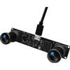Hotpet Synchronized Dual Lens Stereo USB Camera 1.3MP HD 960P Webcam 3D VR Web Camera Module with 1/3 CMOS OV9715 Image Sensor Ca.
