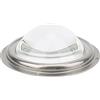 Spryflower Lente a condensatore 60° da 100 mm per LED, lente LED in vetro ottico con cerchio in gomma e staffa fissa, lente piano convessa ad alta trasmittanza compatibile con chip LED da 20