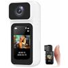 Generic Videocamera da 1080p con grandangolo a 170°, obiettivo girevole a 180°, POV Cam magnetica con schermo HD da 1,47 pollici per equitazione, sci, viaggi (senza scheda di memoria)