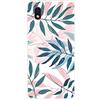 MUTOUREN Cover per Samsung Galaxy A20S Custodia in Silicone TPU Trasparenti Ultra Sottile Antigraffio Antiurto Protettivo Case con Pellicola Proteggi Schermo, Foglia di Cocco