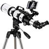 YangRy Astronomical Telescope,Telescope for Kids Adults Astronomy Beginners,Refractor Telescope for Astronomy,Portable Travel Telescope with Tripod,Multi-Layer Green Film,80AZ YangRy