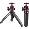 Loiezuir Treppiede di estensione desktop, vite da 1/4 di pollice universale per fotocamere Sony/Canon/Nikon/Fujifilm, treppiede portatile estensibile per vlogging, riprese video, supporto da tavolo