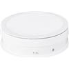 Andoer Base girevole elettrica, 20 cm piattaforma girevole a 360 °Capacità di carico di 10 kg/22 LB Supporto girevole per fotografia, registrazione video, presentazioni di gioielli, bianco