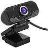 OUTFYT Webcam Desktop Laptop USB Insegnamento Online 1080P Web Camera for Conferenza Live Class Videocamera Girevole, Guardia del flusso