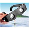 AMRTTWY binocolo. Telescopio da pesca piatto 3X-6X, tipo Drift, con occhiali speciali, montati sulla testa, ad alta definizione .compatto(With box)