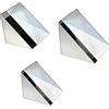 Generic Lenti in vetro ottico Prisma triangolare ad angolo retto ottico K9 3 pezzi 30 * 30 mm