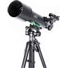 ZXIANGZ Piccolo cannocchiale rifrattore monoculare portatile, apertura 70 mm e lunghezza focale 500 mm, viaggio portatile per bambini principianti Piccolo monocolo portatile con borsa per il trasporto, trepp
