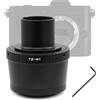 Astromania Adattatore per obiettivo T2 N1 T e adattatore per telescopio da M42 a 1,25 (T-Mount) per fotocamera Ni kon serie 1 V1 V2 V3 J1 J2 J3 J4 J5