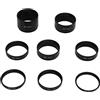 PolyGen Kit tubo per fotografia astronomica PolyGen, include 8 anelli M48X0,75 da 3 5 7 10 12 15 20 30 mm, un versatile set di tubi di prolunga per telescopio per la spaziatura