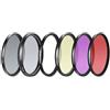 Tenlacum Kit filtro 52MM per Gopro Hero 3+/4, 6pcs filtro UV CPL filtro ND4 Lens Filter Kit
