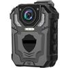 OutFyt Telecamera for il corpo T5 Registrazione della polizia indossabile Forze dell'ordine Visione notturna in loop Mini telecamera DVR,Serie Guardia(With 32GB card)