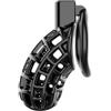 SuperLove Caveman Chastity Cage Black