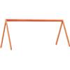 vidaXL Tetto Letto Bambini Marrone Cera 209x85,5x88 cm Massello Pino