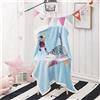 Fansu Doppio Coperta Flanella per Lettino Grande Morbide Bimbo Copertine Letto Caldo Coperte Neonato Asilo per Bambini Ragazzi Ragazze (100x140cm,blu)