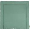 KraftKids Fasciatoio in doppio crepe verde giada 78 x 78 cm (larghezza x profondità), cuscino fasciatoio