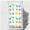 Odot Lenzuolo con angoli Lenzuola Carrozzina Neonato, Cartone animato Stampa di Dinosauri Bambino Cotone Coprimaterasso, Lenzuola per Culla Babybay (stile 1,100x135 cm)