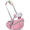 SONARIN Multifunzionale Hipseat Marsupio,Ergonomico Neonati Marsupio Supporto del Sedile Portantina Bebè Seggiolino con Cintura di Sicurezza & Tracolla per Neonato Bambino 0-24 Mesi(Rosa)