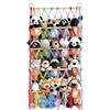 Generico Scaffale Porta Peluche a 4 Strati - 105 cm, Supporto da Parete Appeso | Organizer in Macramè Stile Boho, Amaca Regolabile in Altezza per Camera da, Nursery, Cameretta e Esposizione Giocattoli