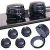Generico Stove Child Proof Knobs, Clear Heat Resistant Guard Locks, 6 Pack Kitchen Supplies for Kids and Pets, Adhesive Safety Guards for Oven, Gas Range, Cooktop, Kitchen, Home, Apartment, Rental