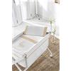 Piel,S.A. Pielsa Baby | Lenzuola per bebè, lenzuola per bebè, culla | lenzuola per bebè invernali, lenzuola per bebè, lenzuola estive, lenzuola per culla, colore madreperla, dimensioni 86 x 100 cm