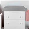 baby idea Babysanity coprifasciatoio universale in morbida spugna di cotone 100% GRIGIO