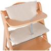 hauck Highchair Pad Deluxe Cuscino per Seggiolone Alpha+ e Beta+ - Cuscino Sedia Bambino in 2 Pezzi Morbido e Facile da Lavare - Cuscino Neonato dai 6 Mesi - Beige