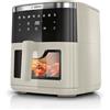 Bosch Serie 6 Friggitrice ad Aria MAF671C0, Air Fryer XXL, Capacità 7,2 L, 7 Programmi Preimpostati, Finestra sul Cestello Illuminata, Cottura Fino al 65%* Più Veloce, Beige