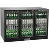 METRO Professional Frigo Vetrina per Bevande con Porta in Vetro, 308 L, Refrigerazione a Ventola, alluminio/vetro, con Serratura e Chiave