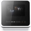 RKYRRKI Home Desktop Lavastoviglie da banco con 6 coperti 5 programmi Baby Care Funzione Air-Dry e luce LED per piccoli appartamenti