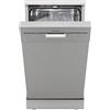 Respekta Bena lavastoviglie da incasso, 45 cm / 5 programmi/avvio ritardato/apertura automatica / 2 bracci irroratori / 49 dB/classe energetica D/argento