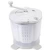 Hiraith Lavatrice Portatile a Manovella Lavatrice Manuale per Dormitorio Appartamento Campeggio Nordic Grey