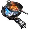 Generico Fornello A Gas Portatile A Fuoco Singolo, A Commerciale Ad Alta Potenza 13/15 KW, Con Ugelli In Ottone 9/12 E Protezione Da Guasto Della Fiamma, For Cucina Wok Adatto(NG,9-cavity)