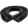 FOELANNE Copertura antipolvere telescopica flessibile, Organo di guida lineare HGR45 CNC a soffietto Copertura antipolvere ignifuga 200-1000 mm(300mm)