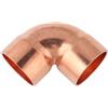 HF Mont 1/4 3/8 1/2 6.35 8 10 14 15 16-219mm ID Rame Puro End Feed Solder Gomito da 90 Gradi Raccordo Idraulico Accoppiatore Aria Condizionata(ID 219mm Wall 3.8mm)