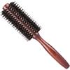 Bodiiwuliu Spazzola rotonda per asciugatura, spazzola per capelli tonda in setole di cinghiale, setole in nylon a rullo per frange, capelli sottili, arricciatura, asciugatura, acconciatura, riccio(Medium)