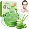Viexpand 60 Pezzi Maschera Occhi di Aloe Vera,Patch Occhi Per Rimuovi Borse e Puffiness, Collagene Patch Occhi, Maschera Occhiaie Donna Uomo, Collagene Maschera Occhi Eye Mask, Contorno Occhi Idratante