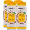 FEI FAN Balsamo COCCO Soft Touch, Per Tutti i Tipi Di Capelli. Aiuta a Districare Dolcemente i Capelli Lunghi e Ribelli, Senza Sfibrarli Ed Appesantirli 300ml (4 Flaconi)