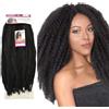 Ser Mulher SUPER KINKY - Extensions, Extension Sintetiche Capelli Ricci Stile Afro Marley, crochet braids removibili 65cm, 120gr (2 Nero Naturale)