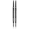 NYX Professional Makeup Matita Sopracciglia Micro Brow Pencil Tonalità 01 Taupe Waterproof Tratto Preciso e Sottile per Sopracciglia Naturali e Definite Formula Vegana - 2 Matite