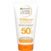 Garnier Ambre Solaire Sensitive Advanced Protezione Solare, Crema Protettiva Viso e Collo, Pelli Sensibili, IP 50+, 50 ml