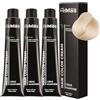 FemMas - Tintura per capelli 3x super schiarente beige 913, crema colorante professionale con olio di argan, cheratina e ceramidi, colorazione permanente o tintura, per risultati durevoli, da 100 ml
